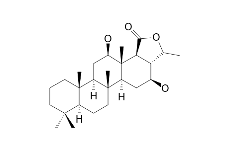 12.beta.,16.beta.-Dihydroxy-24-methyl-scalaran-25,24-olide