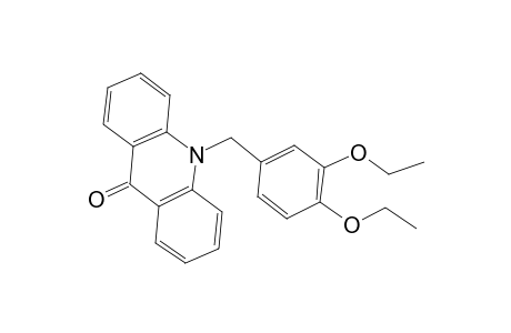 10H-Acridin-9-one, 10-(3,4-diethoxybenzyl)-