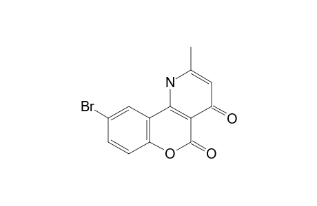 9-bromo-2-methyl-1H-chromeno[4,3-b]pyridine-4,5-quinone