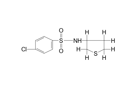 p-chloro-N-(tetrahydro-3-thienyl)benzenesulfonamide