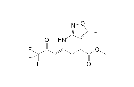 METHYL-4-[(5-METHYL-3-ISOXAZOL-YL)-AMINO]-6-OXO-7,7,7-TRIFLUORO-4-HEPTENOATE