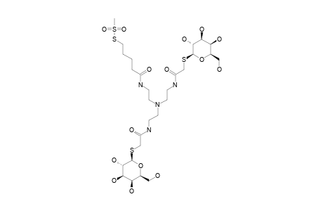 4-[2-[BIS-(2-[[2-(1-THIO-BETA-D-GALACTOPYRANOSYL)-ETHANOYL]-AMINO]-ETHYL)-AMINO]-ETHYLCARBAMOYL]-BUTYLMETHANETHIOSULFONATE;BIS-(2-[[2-(1-THIO-BETA