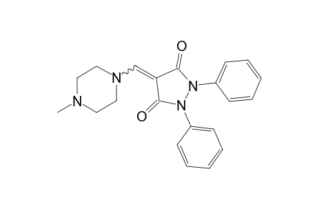 1,2-diphenyl-4-[(4-methyl-1-piperazinyl)methylene]-3,5-pyrazolidenedione