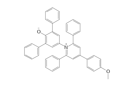 2,6-diphenyl-1-(3,5-diphenyl-4-hydroxyphenyl)-4-(p-methoxyphenyl)pyridinium hydroxide, inner salt