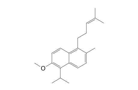 5-(5'-Isopropyl-6'-methoxy-2'-methyl-1'-naphthyl)-2-methylpent-2-ene