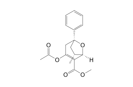 (1R*,5S*,7R*)-3-Acetoxy-2-(methoxycarbonyl)-7-methyl-5-phenyl-8-oxabicyclo[3.2.1]oct-2-ene