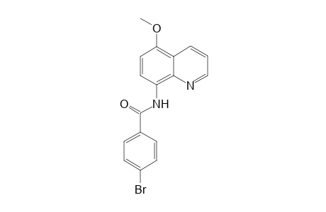 4-Bromo-N-(5-methoxy-8-quinolinyl)benzamide