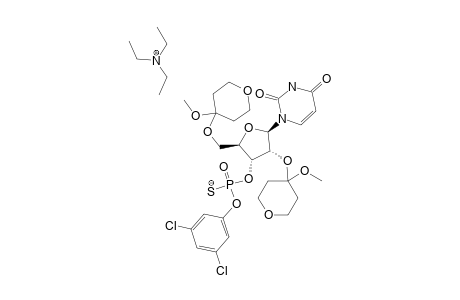 R(P)-2',5'-O-BIS-(METHOXYTETRAHYDROPYRANYL)-URIDINE-3'-(3,5-DICHLOROPHENYL-PHOSPHOROTHIOATE-TRIETHYLAMMONIUM-SALT