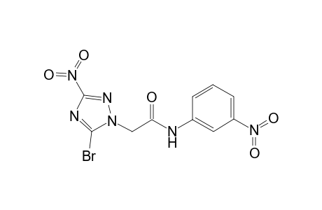 2-(5-Bromo-3-nitro-[1,2,4]triazol-1-yl)-N-(3-nitro-phenyl)-acetamide