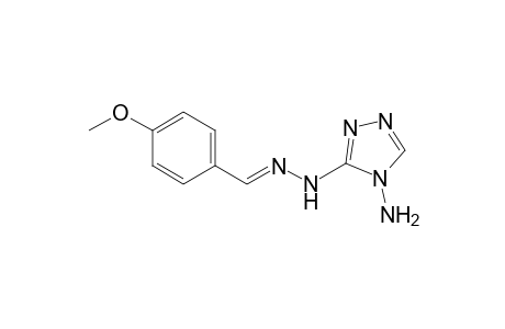 Benzaldehyde, 4-methoxy-, 2-(4-amino-4H-1,2,4-triazol-3-yl)hydrazone