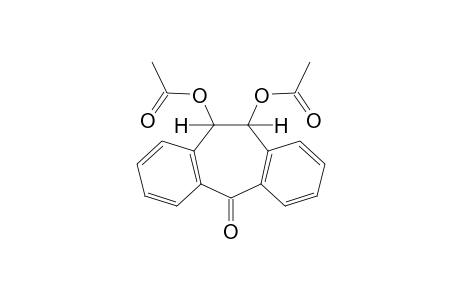 10,11-dihydro-10,11-dihydroxy-5H-dibenzo[a,d]cyclohepten-5-one, diacetate