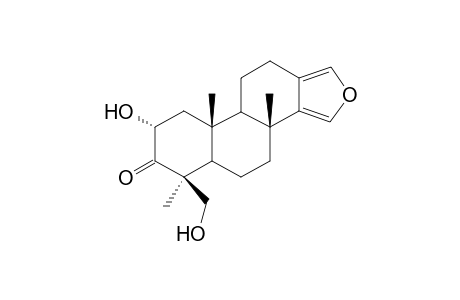 2-ALPHA,19-DIHYDROXY-SPONGIA-13(16),14-DIEN-3-ONE