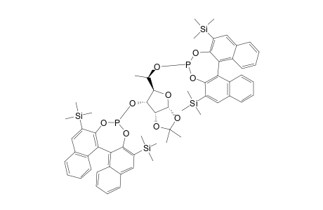 3,5-BIS-[[(R)-3,3'-BIS-(TRIMETHYLSILYL)-1,1'-BINAPHTHYL-2,2'-DIYL]-PHOSPHITE]-6-DEOXY-1,2-O-ISOPROPYLIDENE-ALPHA-D-ALLOFURANOSE