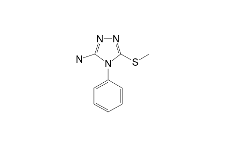 5-Amino-3-methylthio-4-phenyl-1,2,4-triazole