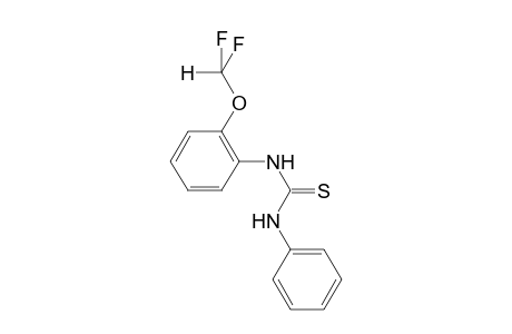 1-[2-[bis(Fluoranyl)methoxy]phenyl]-3-phenyl-thiourea