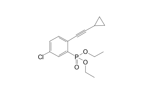 (5-Chloro-2-cyclopropylethynyl-phenyl)-phosphonic Acid Diethyl Ester