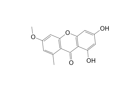 9H-Xanthen-9-one, 1,3-dihydroxy-6-methoxy-8-methyl-