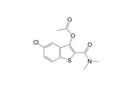 3-Acetoxy-5-chloro-N,N-dimethylbenzo[b]thiophene-2-carboxamide