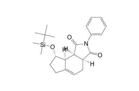Cyclopent[e]isoindole-1,3(2H,3aH)-dione, 8-[[(1,1-dimethylethyl)dimethylsilyl]oxy]-4,6,7,8,8a,8b-hexahydro-2-phenyl-, (3a.alpha.,8.alpha.,8a.alpha.,8b.alpha.)-