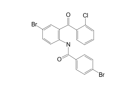 4-Bromo-N-[4-bromo-2-(2-chlorobenzoyl)phenyl]benzamide