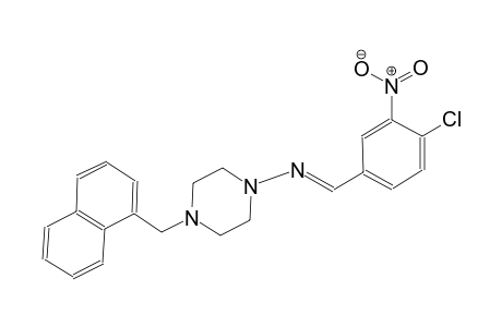 1-piperazinamine, N-[(E)-(4-chloro-3-nitrophenyl)methylidene]-4-(1-naphthalenylmethyl)-