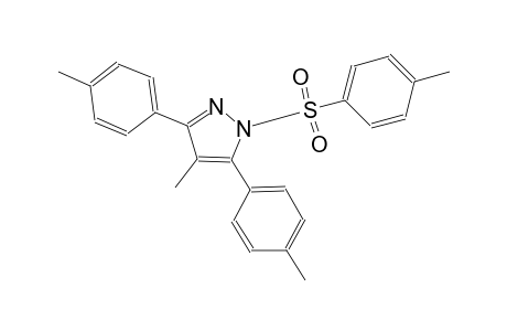 4-methyl-3,5-bis(4-methylphenyl)-1-[(4-methylphenyl)sulfonyl]-1H-pyrazole