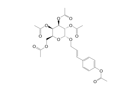 3-(PARA-ACETOXYPHENYL)-PROP-2-ENE-1-YL-2,3,4,6-TETRA-O-ACETYL-ALPHA-D-GALACTOPYRANOSIDE