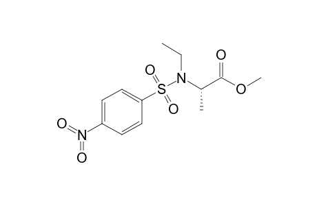 (S)-2-[Ethyl-(4-nitro-benzenesulfonyl)-amino]-propionic acid methyl ester