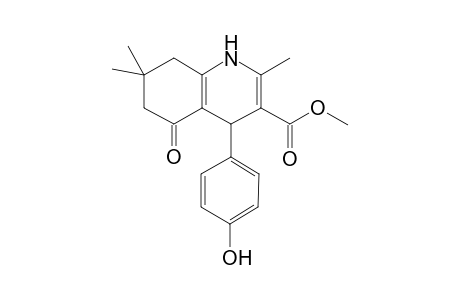 3-Quinolinecarboxylic acid, 1,4,5,6,7,8-hexahydro-4-(4-hydroxyphenyl)-2,7,7-trimethyl-5-oxo-, methyl ester