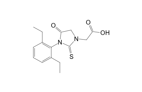 3-(2,6-diethylphenyl)-4-oxo-2-thioxo-1-imidazolidineacetic acid