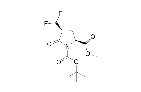 Methyl (2S,4S)-N-tert-Butoxycarbonyl-4-difluoromethylpyroglutamate