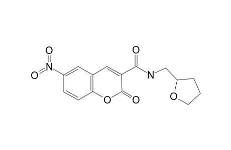 6-Nitro-2-oxo-2H-chromene-3-carboxylic acid (tetrahydro-furan-2-ylmethyl)-amide