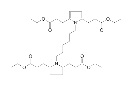 1,1'-hexamethylenedipyrrole-2,5-dipropionic acid, tetraethyl ether
