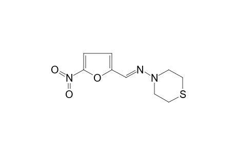 4H-1,4-Thiazin-4-amine, tetrahydro-N-[(5-nitro-2-furanyl)methylidene]-