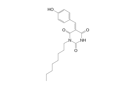 5-(4-Hydroxybenzyliden)-1-octylbarbitursaeure