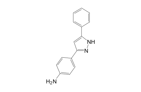 4-(3-Phenyl-1H-pyrazol-5-yl)aniline