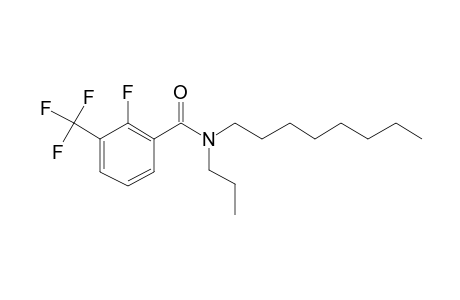 Benzamide, 2-fluoro-3-trifluoromethyl-N-propyl-N-octyl-