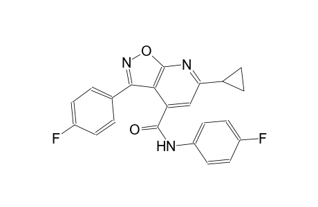 isoxazolo[5,4-b]pyridine-4-carboxamide, 6-cyclopropyl-N,3-bis(4-fluorophenyl)-