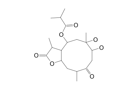 Propanoic acid, 2-methyl-, dodecahydro-6,7-dihydroxy-3,6,10-trimethyl-2,9-dioxocyclodeca[b]furan -4-yl ester