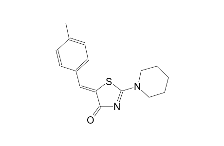 (5Z)-5-(4-methylbenzylidene)-2-(1-piperidinyl)-1,3-thiazol-4(5H)-one