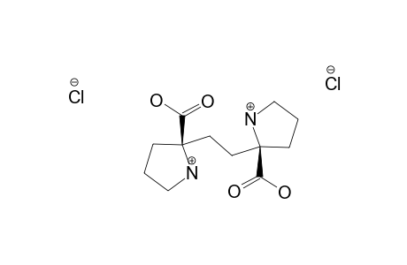 1,2-DI-(2'-R-(2'-CARBOXYPYRROLIDINYL))-ETHANE-DIHYDROCHLORIDE