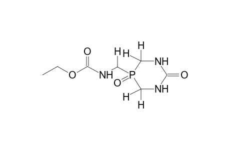 [(2-OXO-1,3,5-DIAZAPHOSPHORINAN-5-YL)METHYL]CARBAMIC ACID, ETHYL ESTER, 5-OXIDE