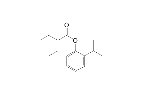 2-Ethylbutyric acid, 2-isopropylphenyl ester