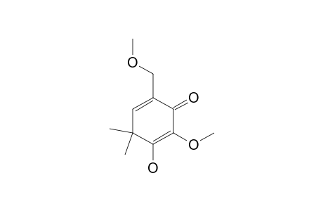 2,5-Cyclohexadien-1-one, 3-hydroxy-2-methoxy-6-(methoxymethyl)-4,4-dimethyl-