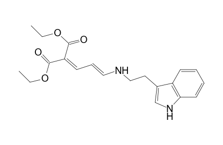 2-[(E)-3-[2-(1H-indol-3-yl)ethylamino]prop-2-enylidene]malonic acid diethyl ester