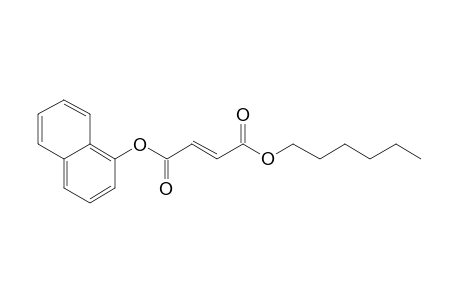 Fumaric acid, hexyl 1-naphthyl ester