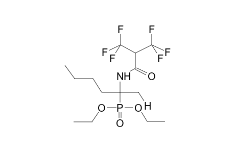 O,O-DIETHYL-2-(N-ALPHA-HYDROHEXAFLUOROISOBUTYRYLAMINO)HEX-2-YLPHOSPHONATE