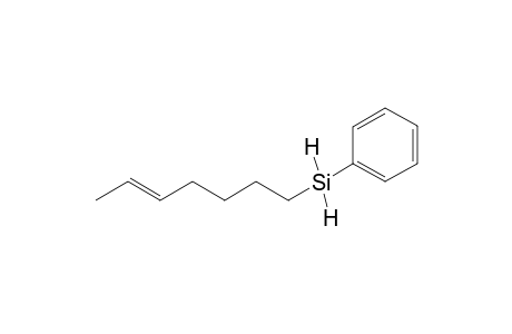 7-(Phenylsilyl)hep-2-ene