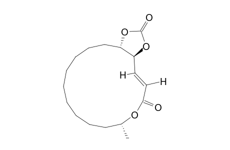 (2E,4S,5S,15R)-4,5-(CARBONYLDIOXY)-HEXADEC-2-EN-15-OLIDE