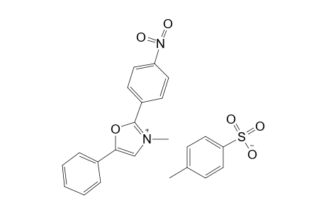 3-methyl-2-(p-nitrophenyl)-5-phenyloxazolium p-toluenesulfonate